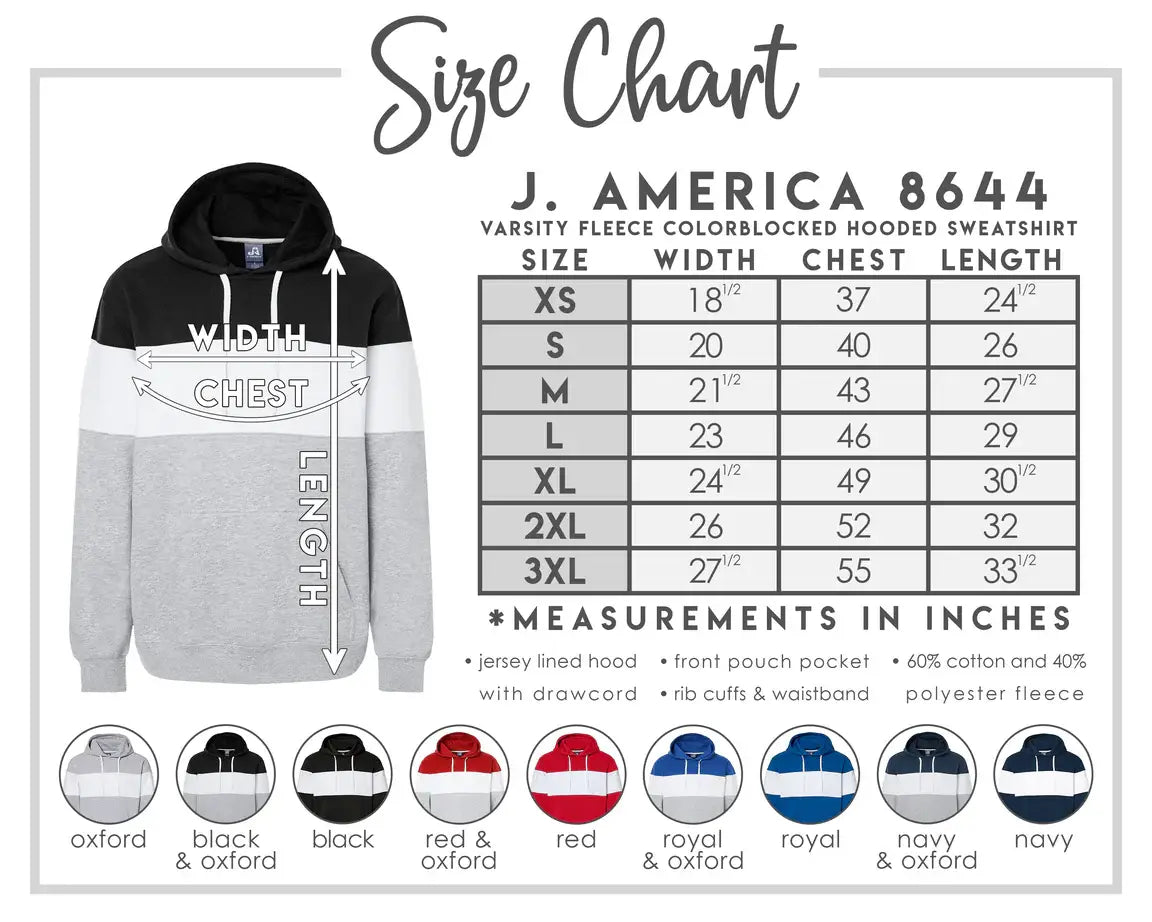 Custom Basketball Team Embroidered Color Blocked Sweatshirt