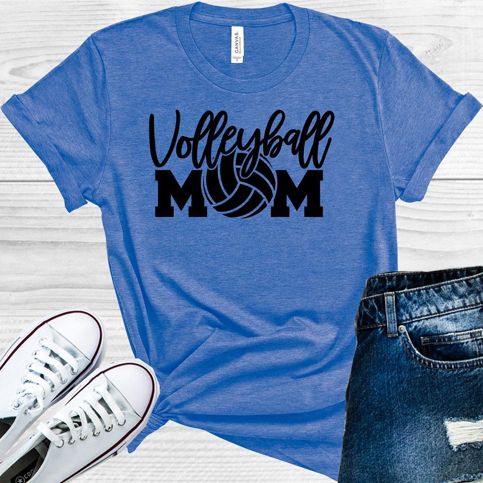 Volleyball Mom Graphic Tee -- Bold Script Design