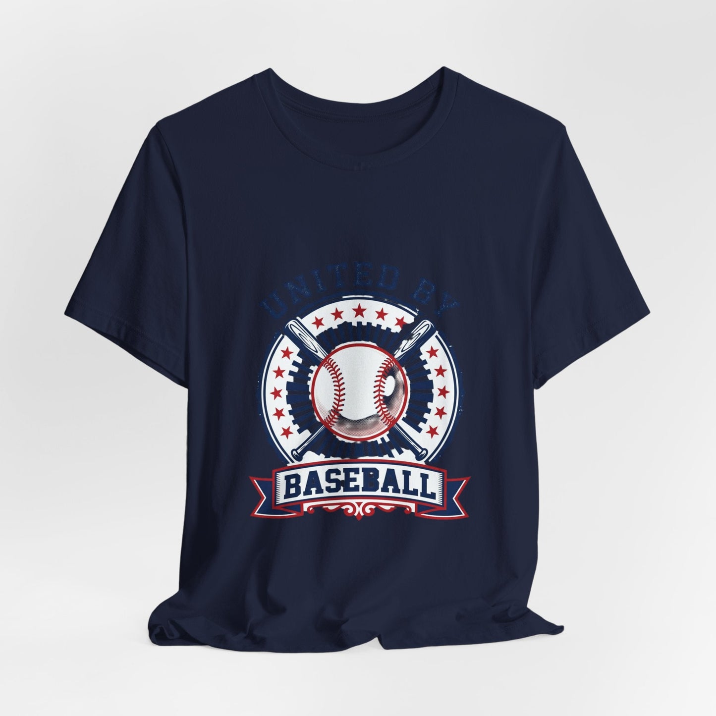 United by Baseball Tee | Patriotic Baseball Shirt, Vintage Red White Blue