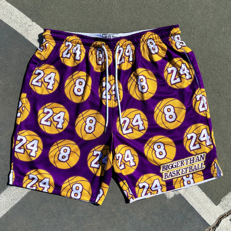 8/24 Tribute -- Basketball Shorts
