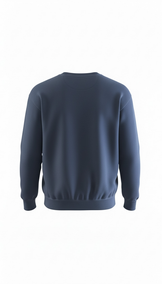 River raised, storm made sweatshirt.