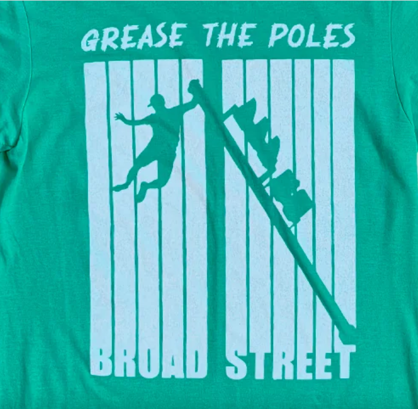 Grease The Poles — Eagles Championship Tee in Green