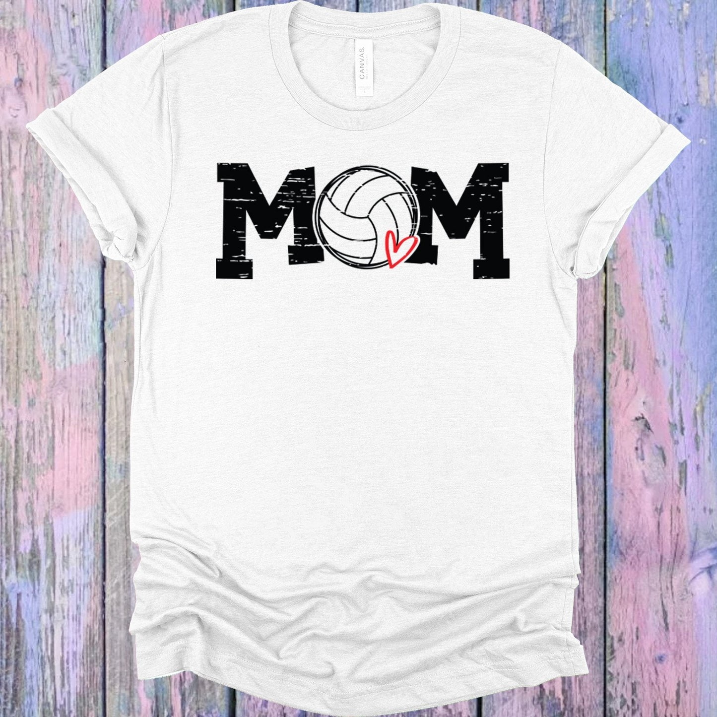 Volleyball Mom Graphic Tee -- Classic Logo Design