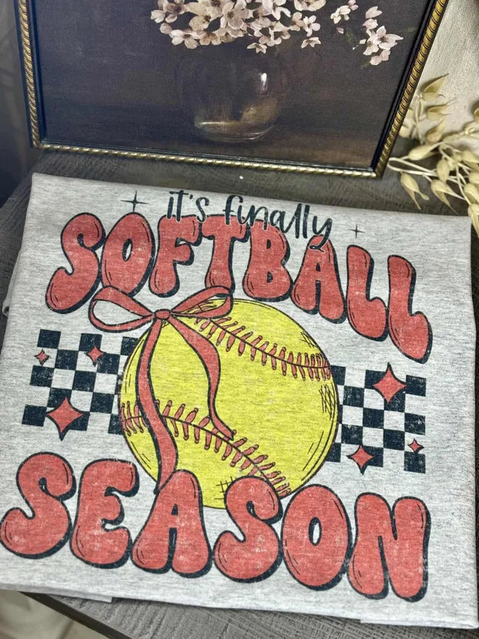 It’s Finally Softball Season (Gildan Tee)
