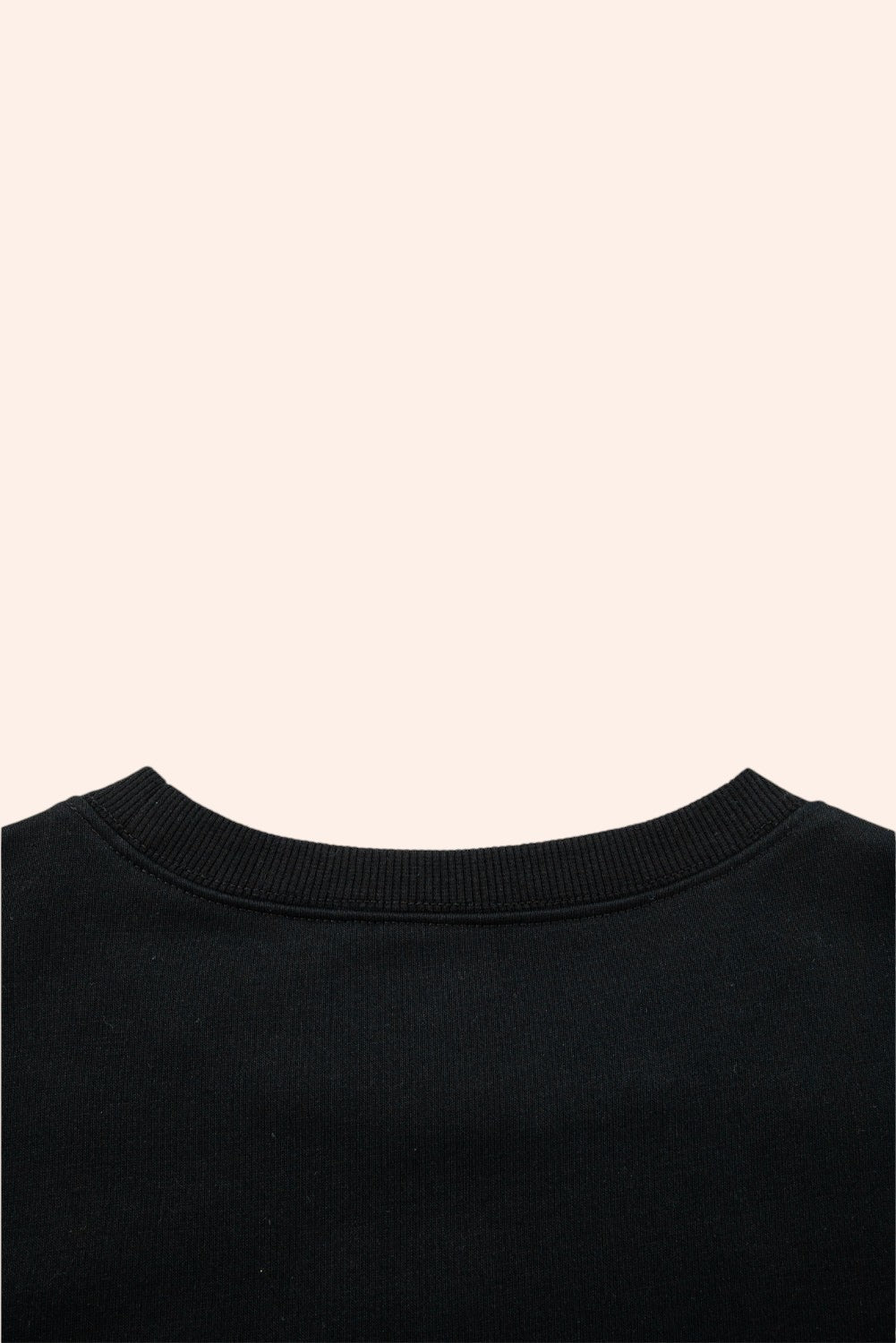 Baseball Bow β Varsity Black Sweatshirt