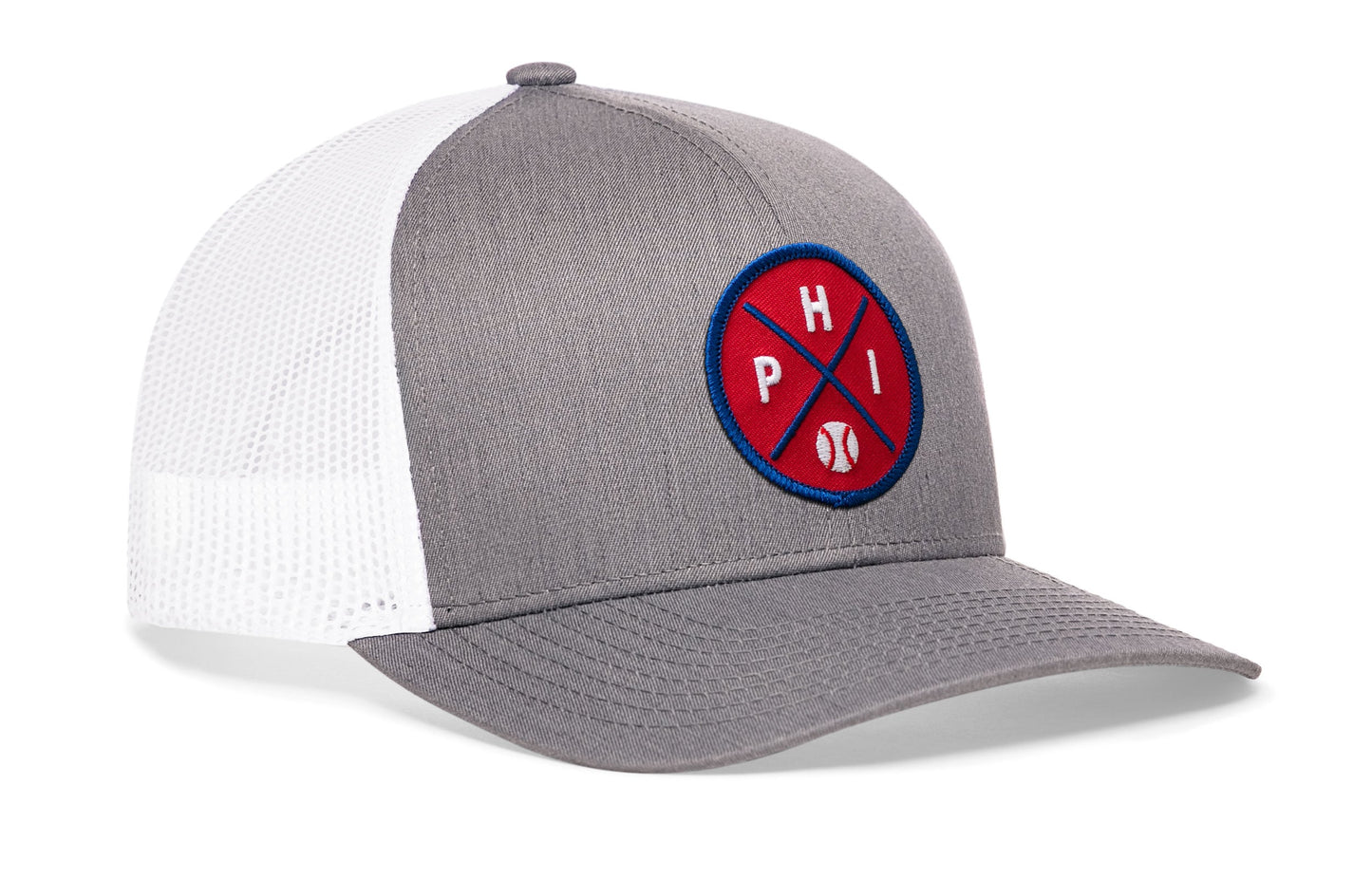 PHI X Baseball Snapback β Philadelphia Trucker Hat