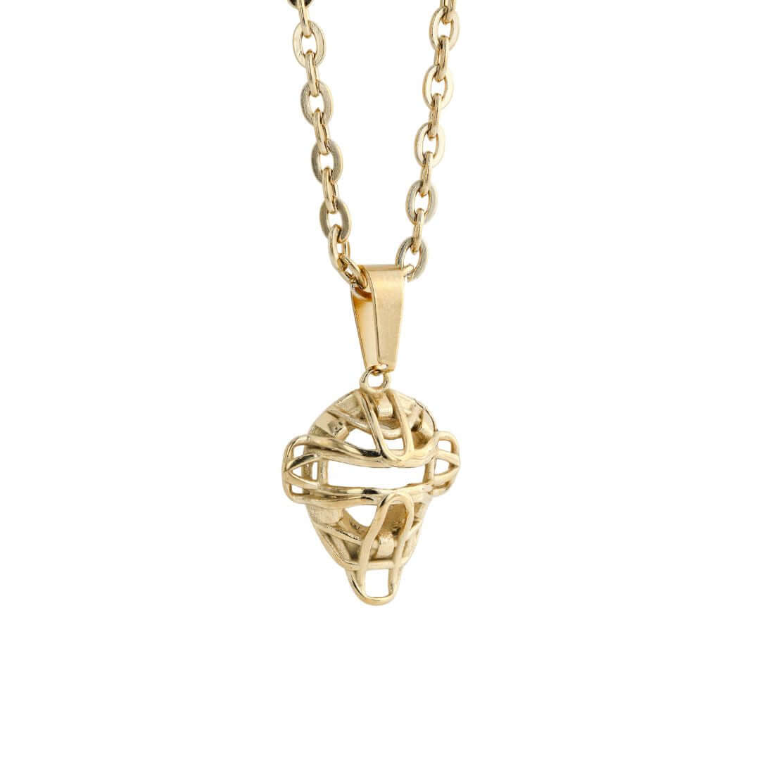 Baseball Catchers Mask Necklace