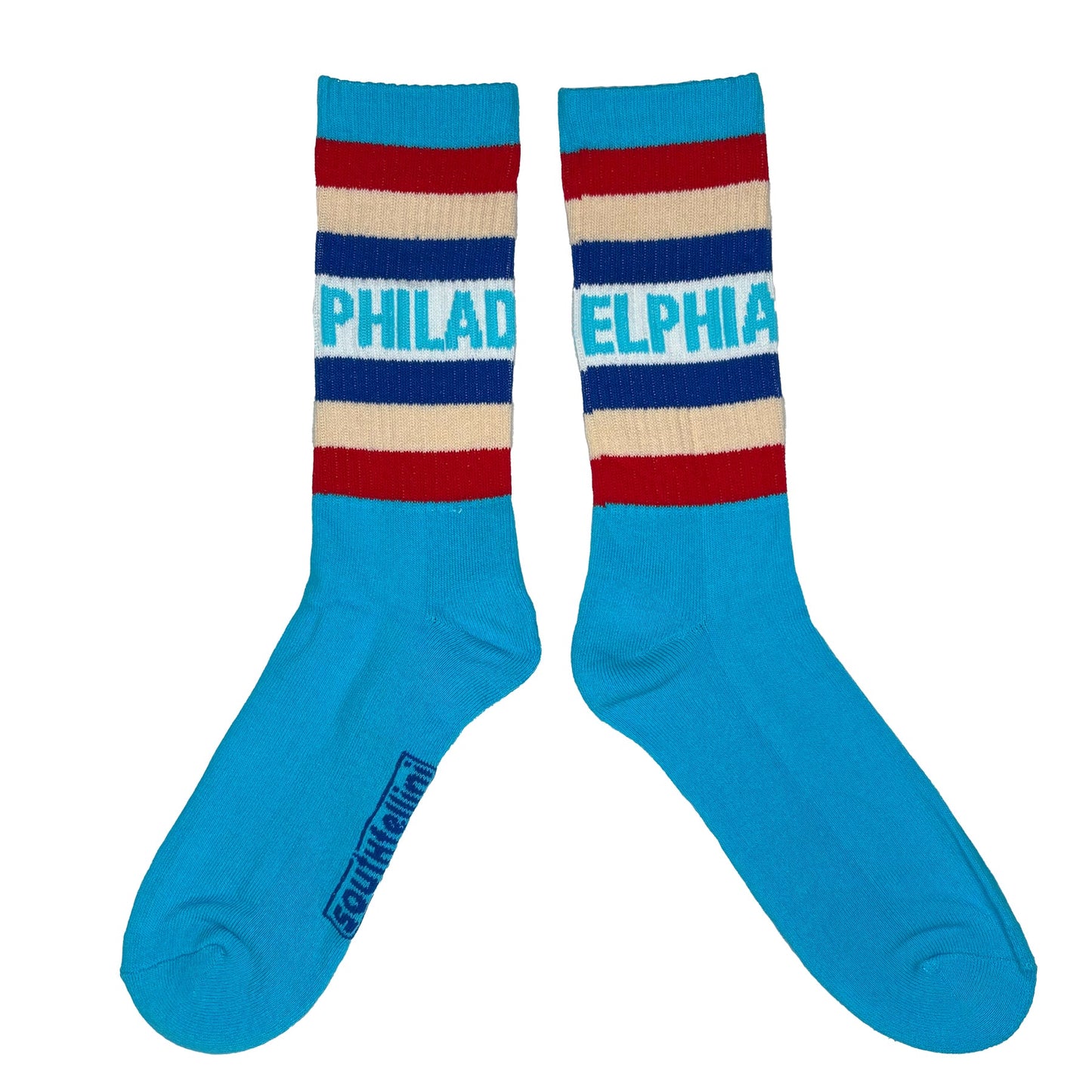 Philadelphia Sunrise Socks — Air Mail Colorway