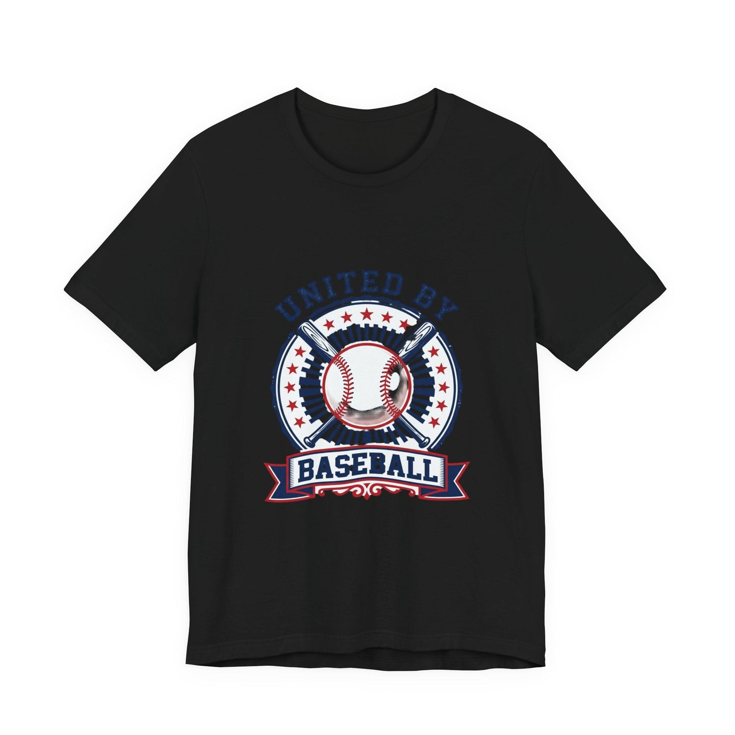 United by Baseball Tee | Patriotic Baseball Shirt, Vintage Red White Blue