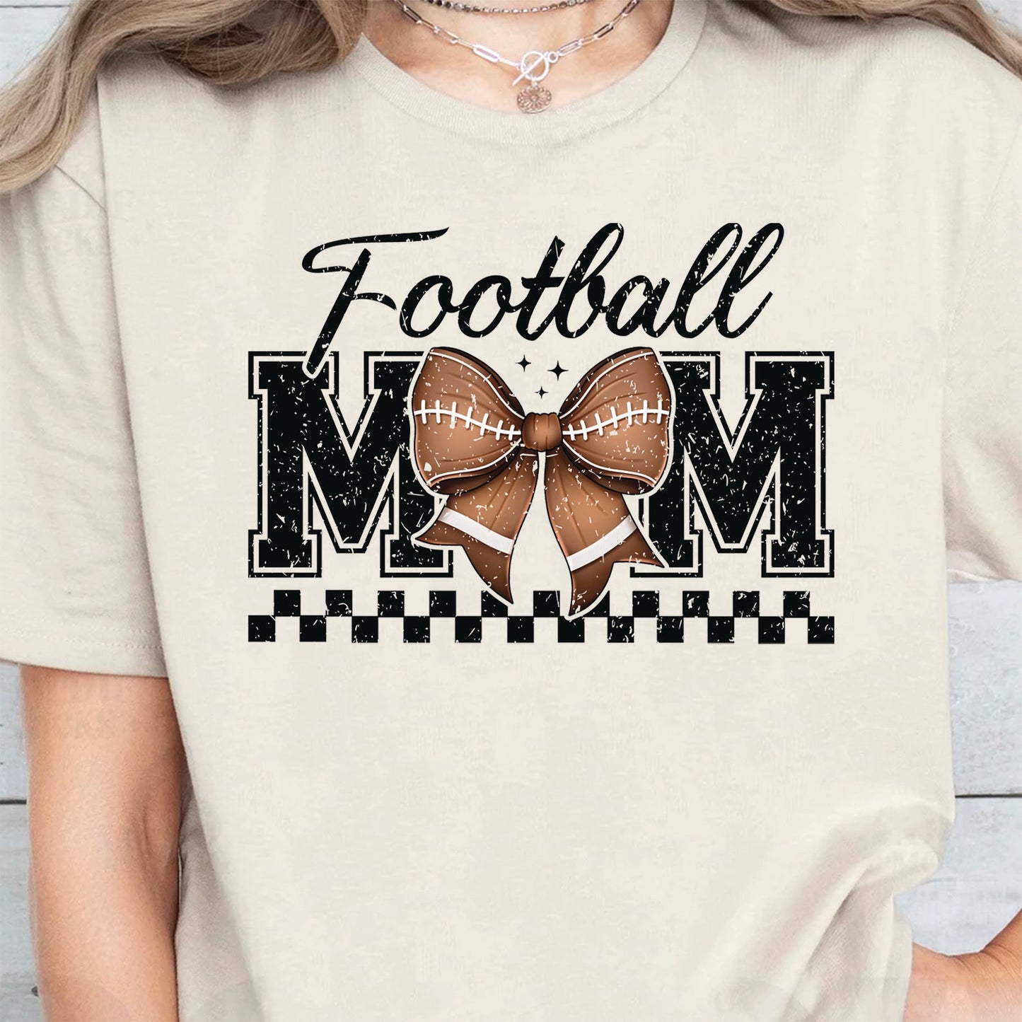 Football Mom Game Day Vibes Sweatshirt -- Sporty Mama Style
