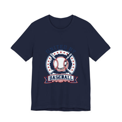 United by Baseball Tee | Patriotic Baseball Shirt, Vintage Red White Blue