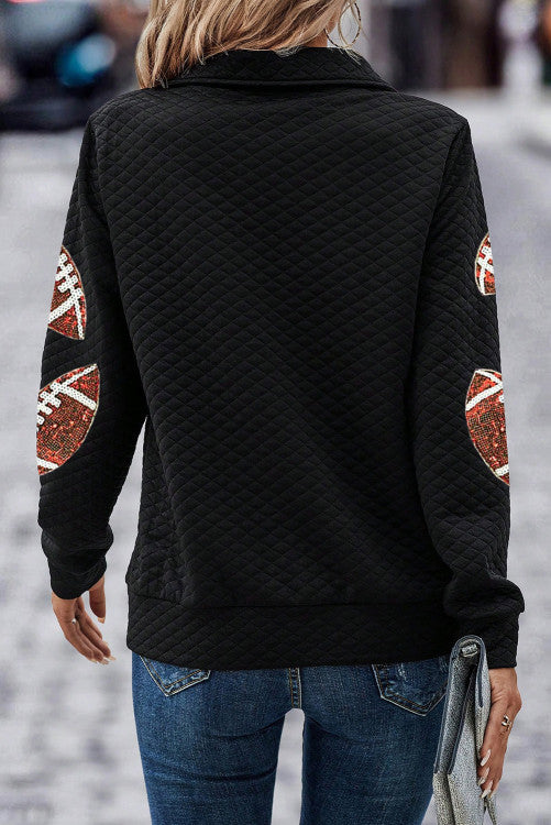 Football Quarter Zip Pullover -- Gameday Layer