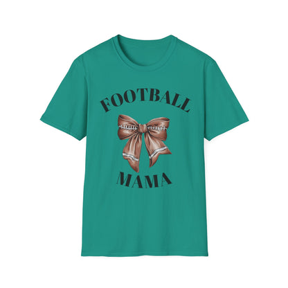 Football Mom Unisex T-Shirt - Supportive Mom of Kids Design