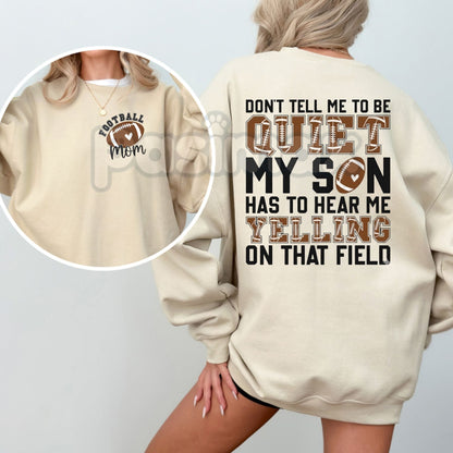 Football Mom Game Day Crewneck Sweatshirt -- Unisex Fit