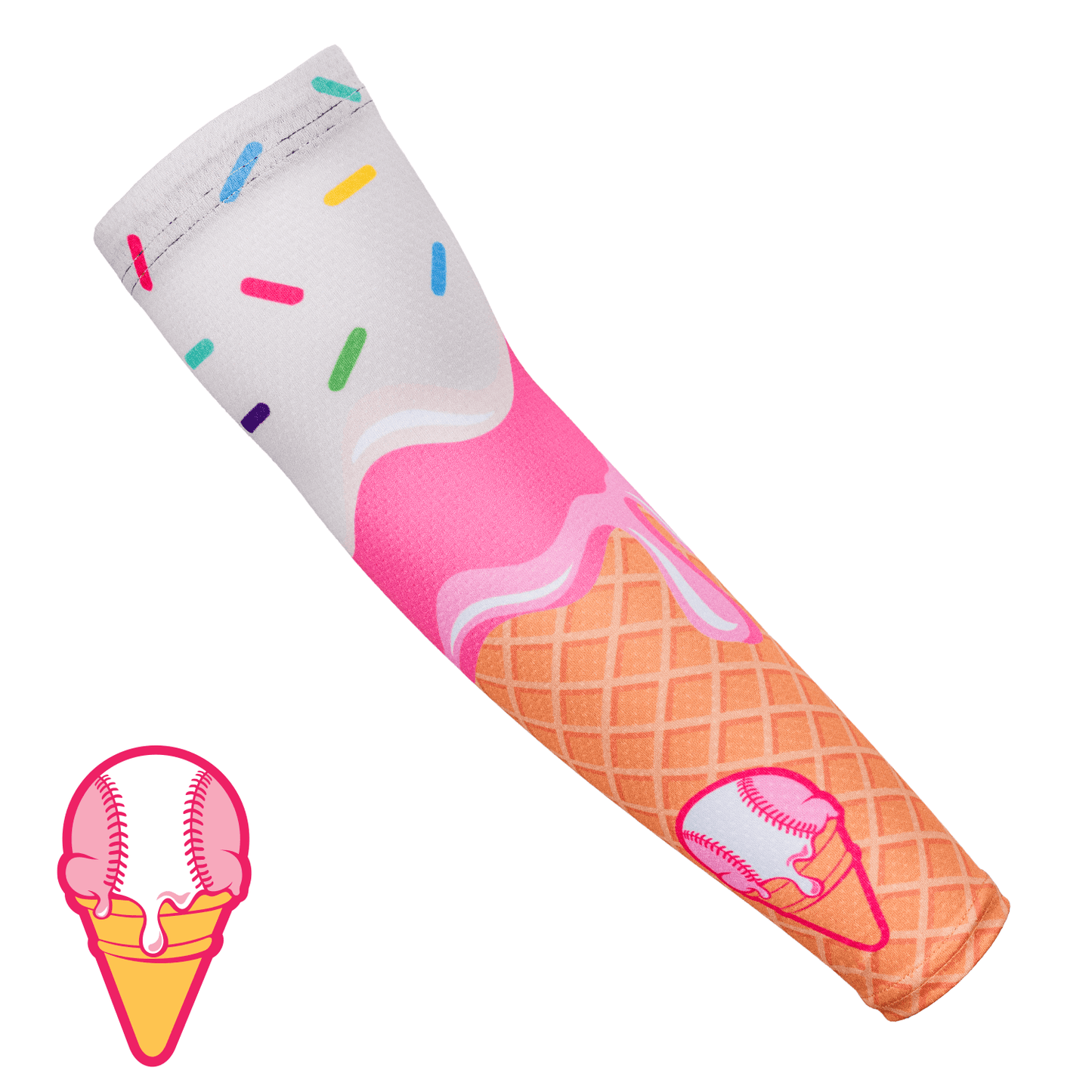 Cream City Ice Cream -- Baseball HyperDri Performance Compression Sleeve