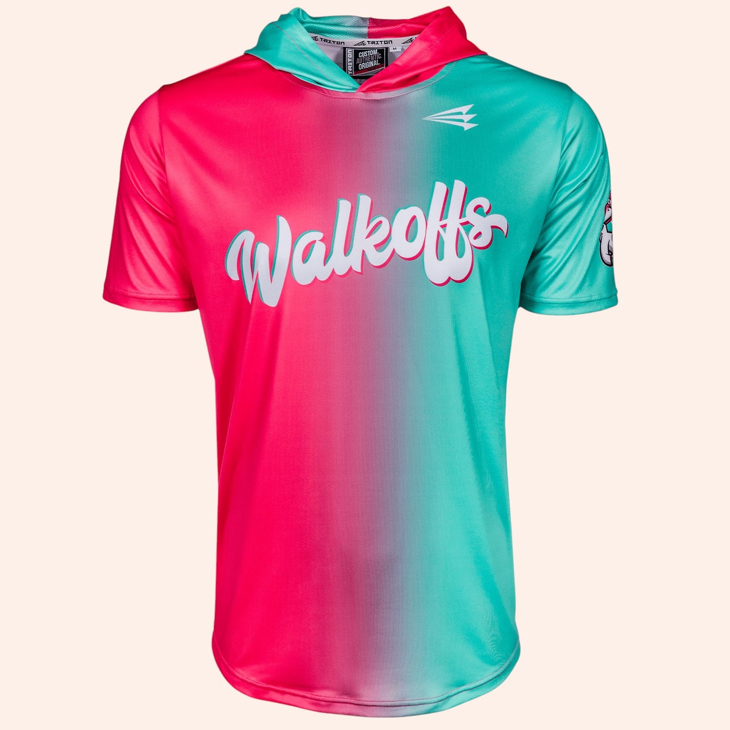 Watermelon Walkoffs -- Baseball HyperMAX Short Sleeve Hoodie