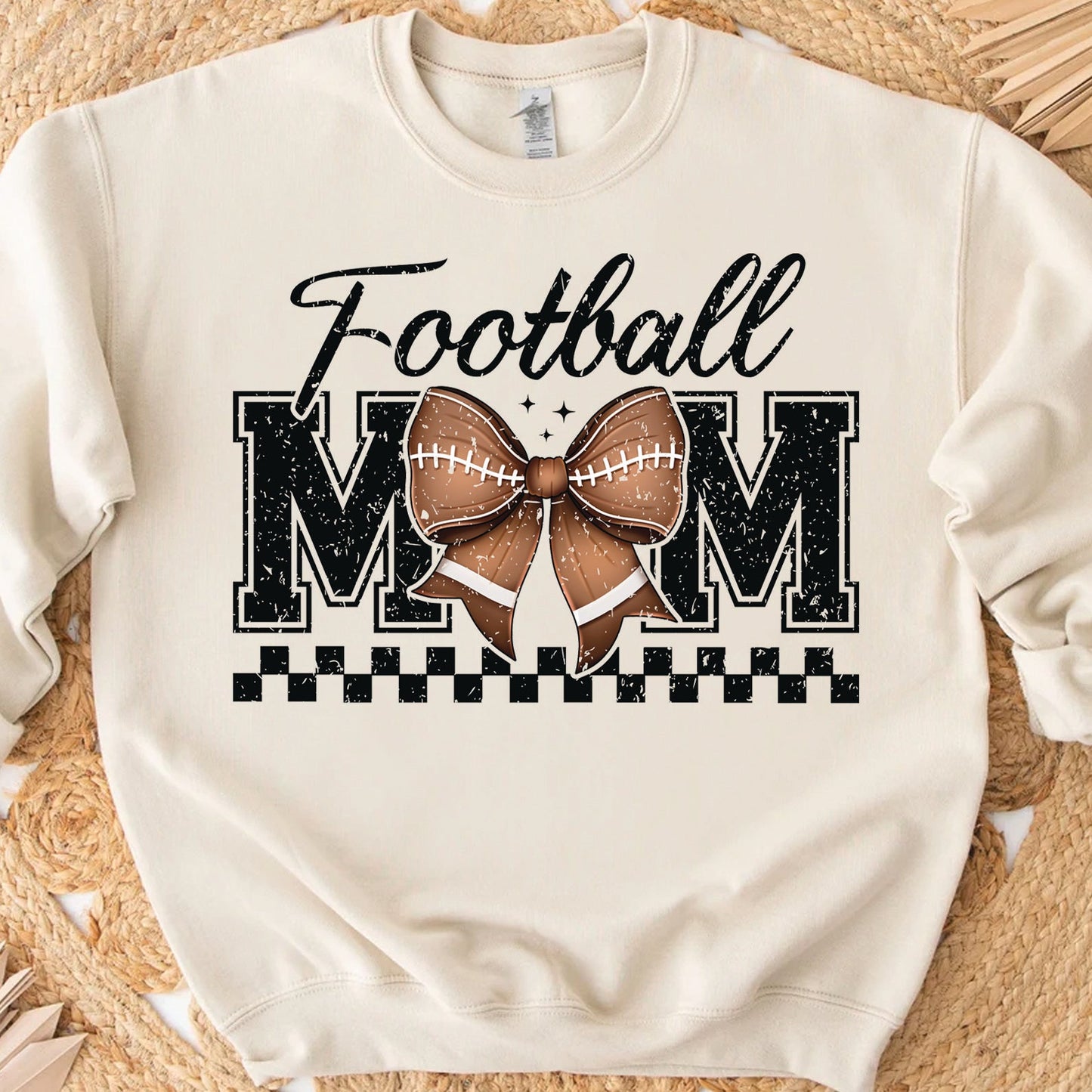 Football Mom Game Day Vibes Sweatshirt -- Sporty Mama Style