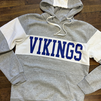 Custom Sports Team Mascot Hooded Varsity Sweatshirt