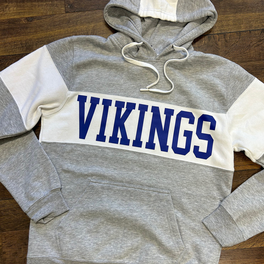 Custom Sports Team Mascot Hooded Varsity Sweatshirt