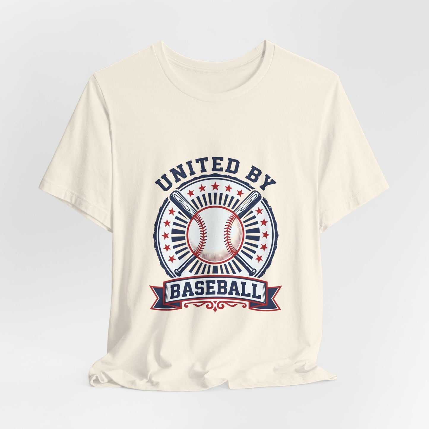 United by Baseball Tee | Patriotic Baseball Shirt, Vintage Red White Blue
