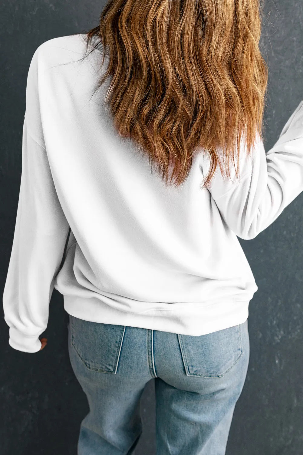 Football Round Neck Long Sleeve Sweatshirt -- Gameday Classic