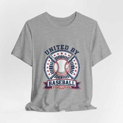 United by Baseball Tee | Patriotic Baseball Shirt, Vintage Red White Blue