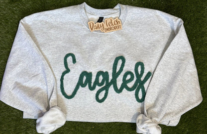 Philadelphia Eagles Embroidered Crewneck Sweatshirt