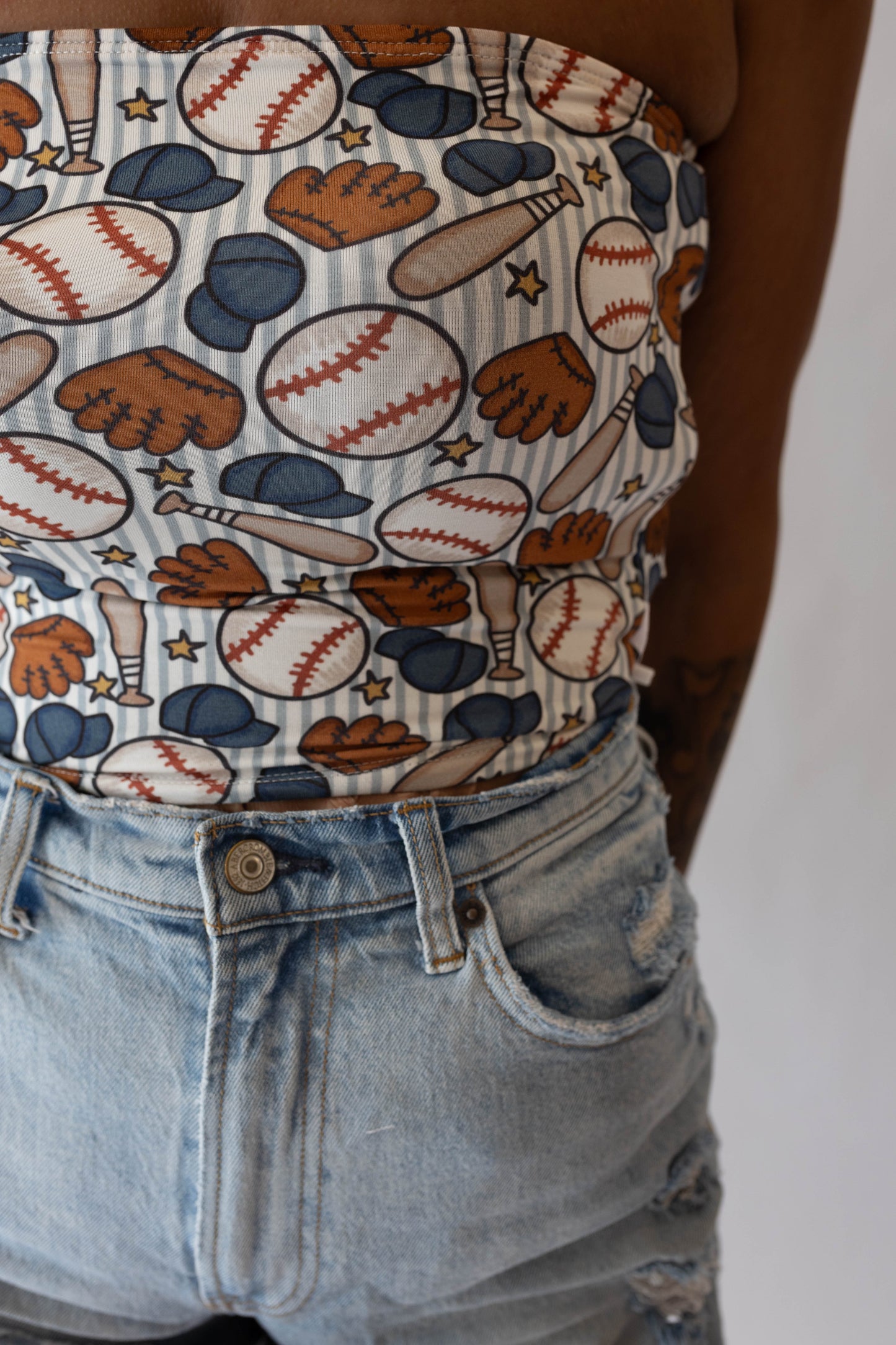 Not Like a Regular Mom -- Women's Blue Baseball Set