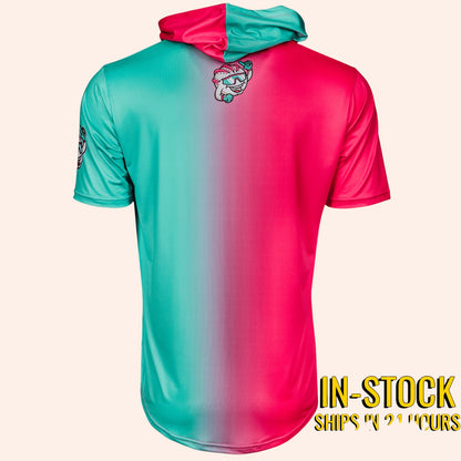 Watermelon Walkoffs -- Baseball HyperMAX Short Sleeve Hoodie