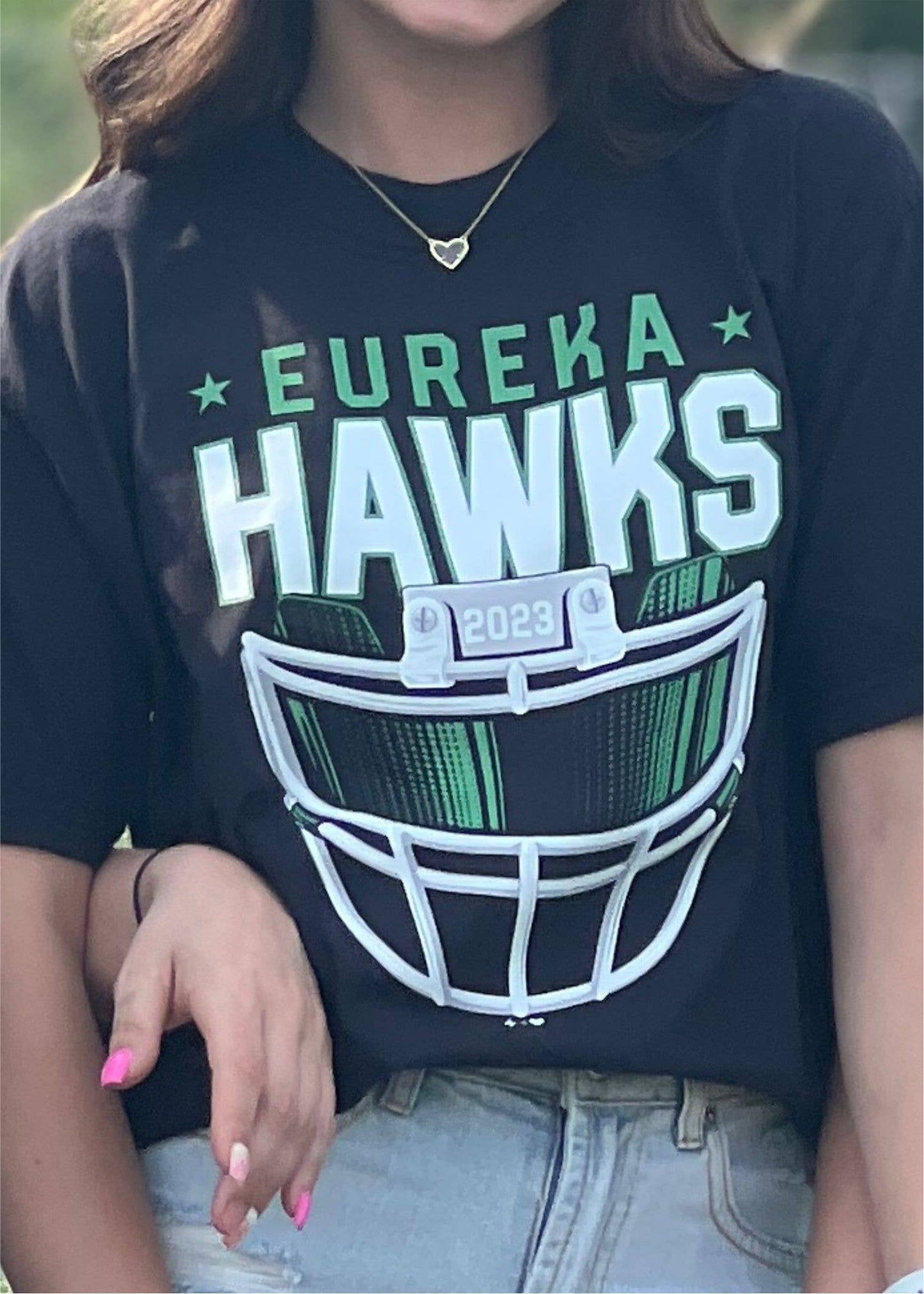 Team Football Helmet Spirit Tee (FBALL1030-DTF-TEE)