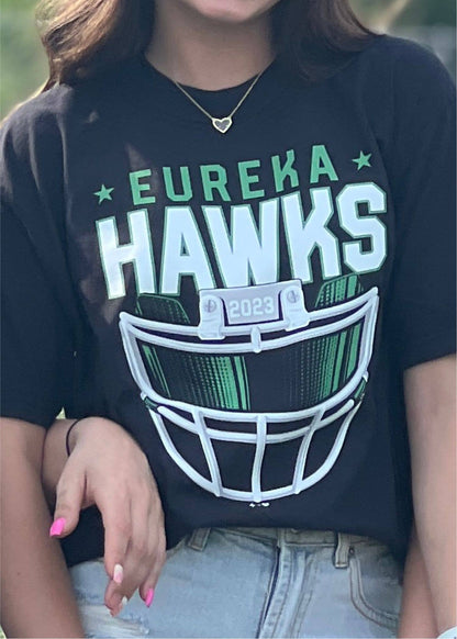 Team Football Helmet Spirit Tee (FBALL1030-DTF-TEE)