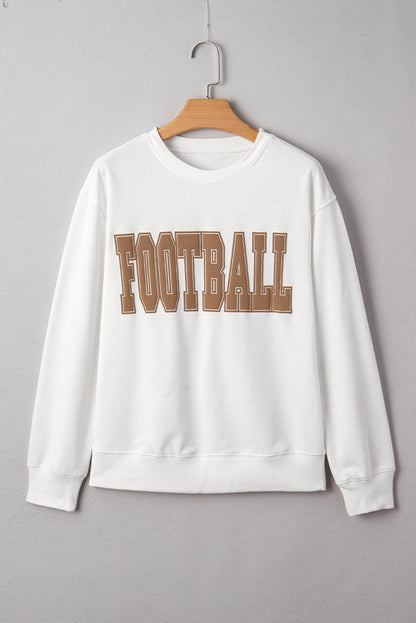 Football Crewneck Sweatshirt -- Bold Graphic