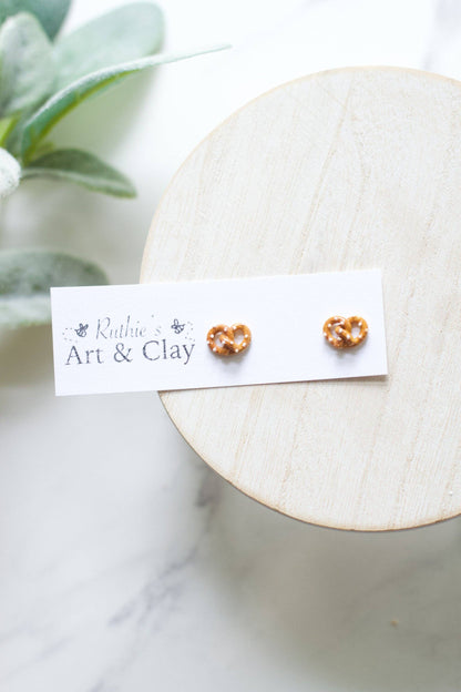 Pretzel Studs - lifestyle photo | Bleacher Babe