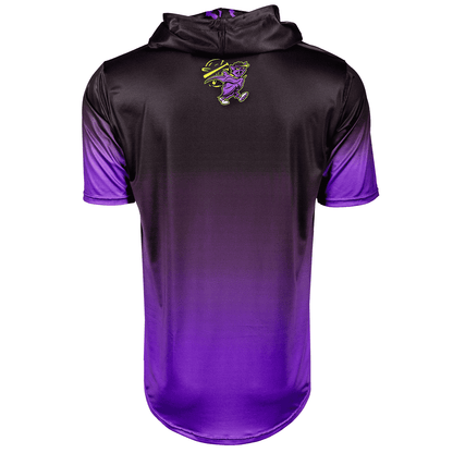 Bat Flips Baseball HyperMAX Short Sleeve Hoodie NEON