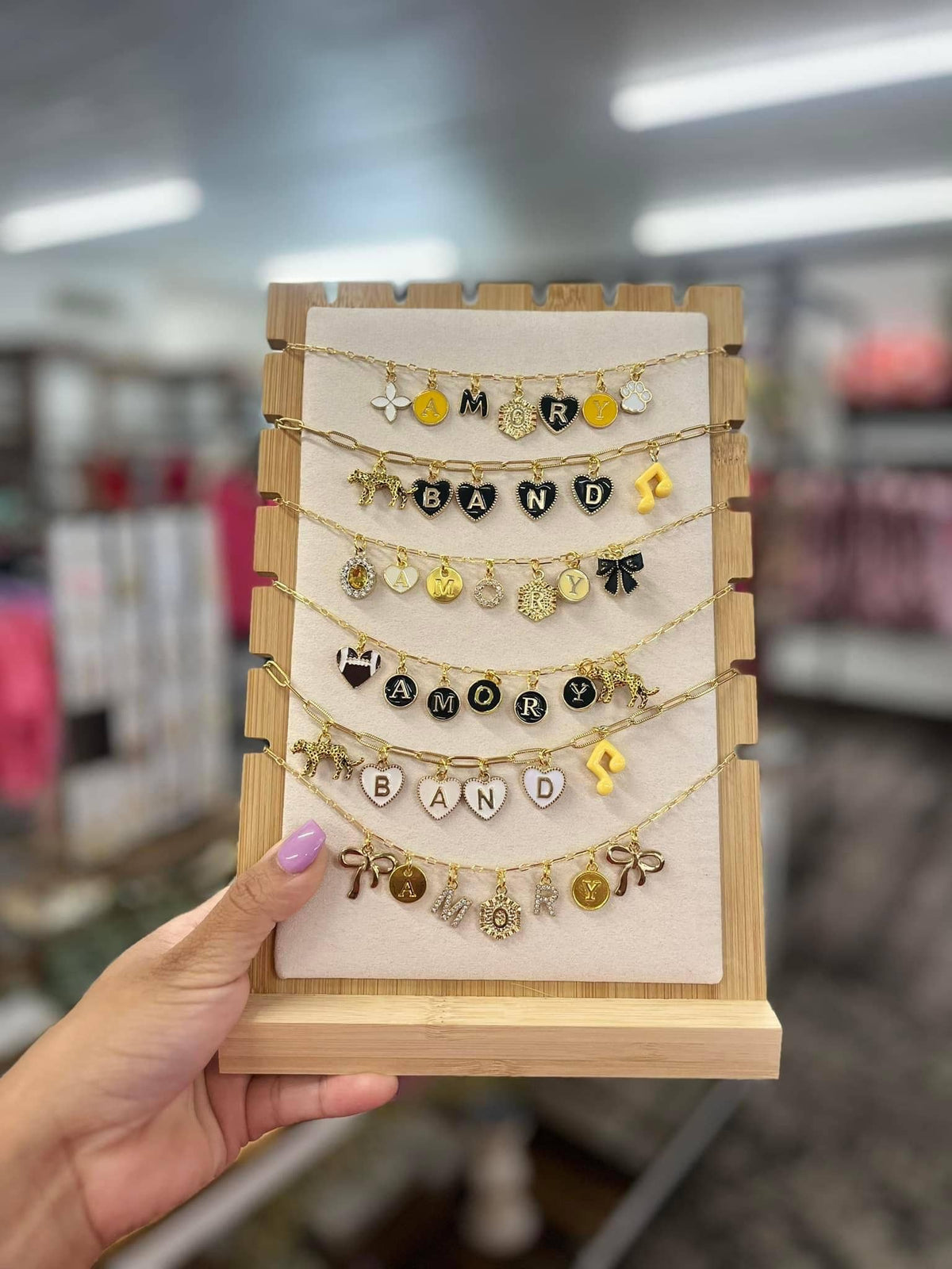 Game Day Trendy Custom Charm Necklaces 