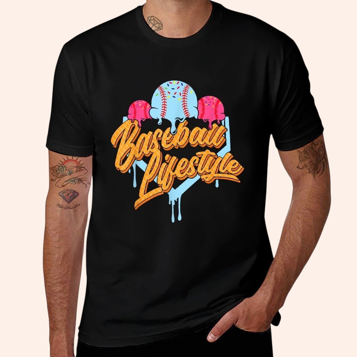 Baseball Lifestyle Graphic T-Shirt