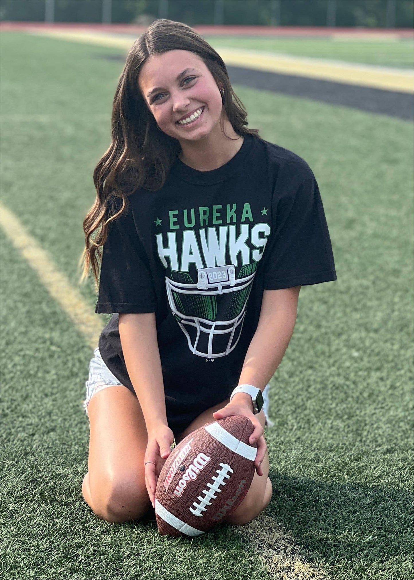 Team Football Helmet Spirit Tee (FBALL1030-DTF-TEE)