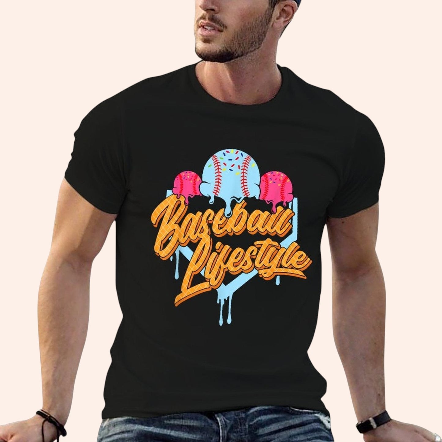 Baseball Lifestyle Graphic T-Shirt