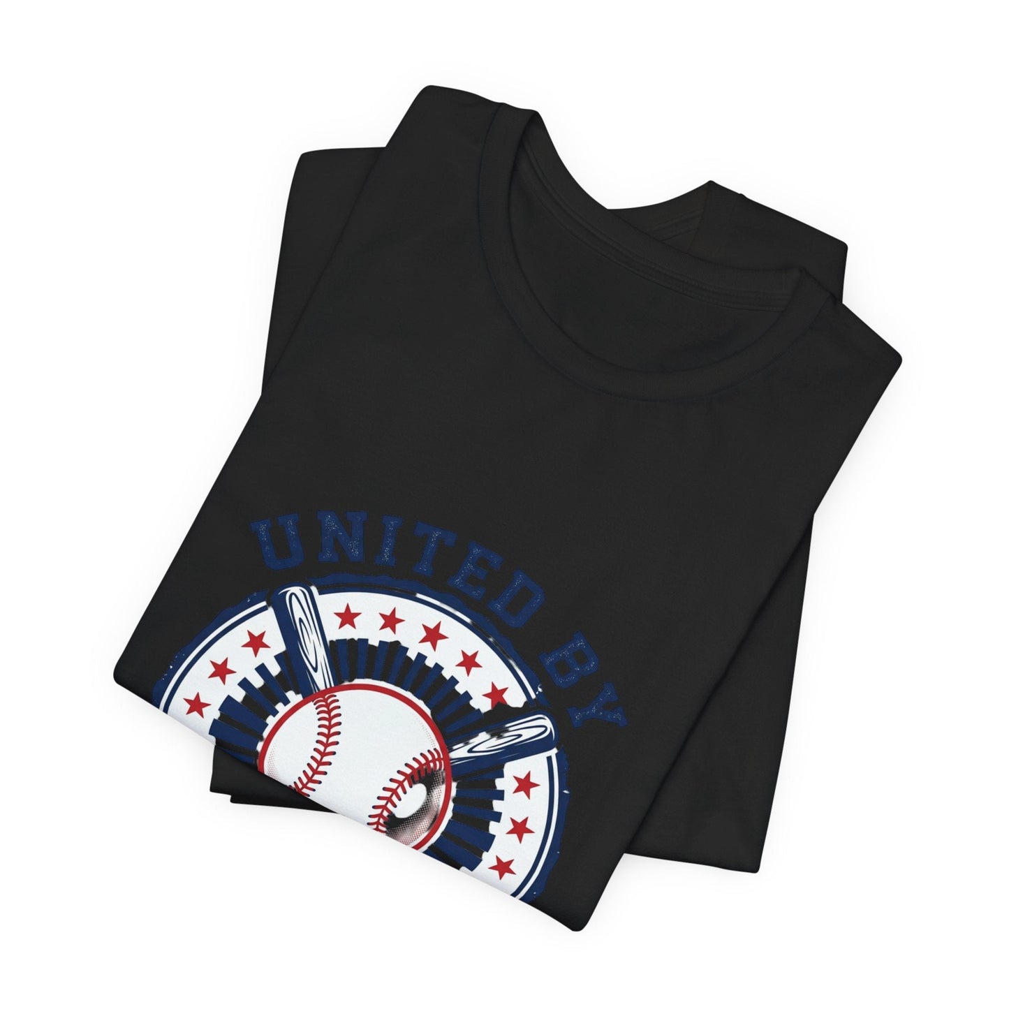 United by Baseball Tee | Patriotic Baseball Shirt, Vintage Red White Blue