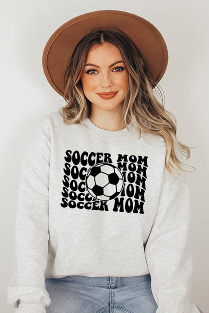 Soccer Mom -- Graphic Crewneck Sweatshirt