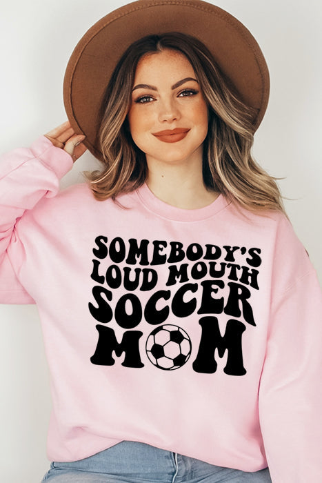 Loud Mouth Soccer Mom -- Graphic Tee
