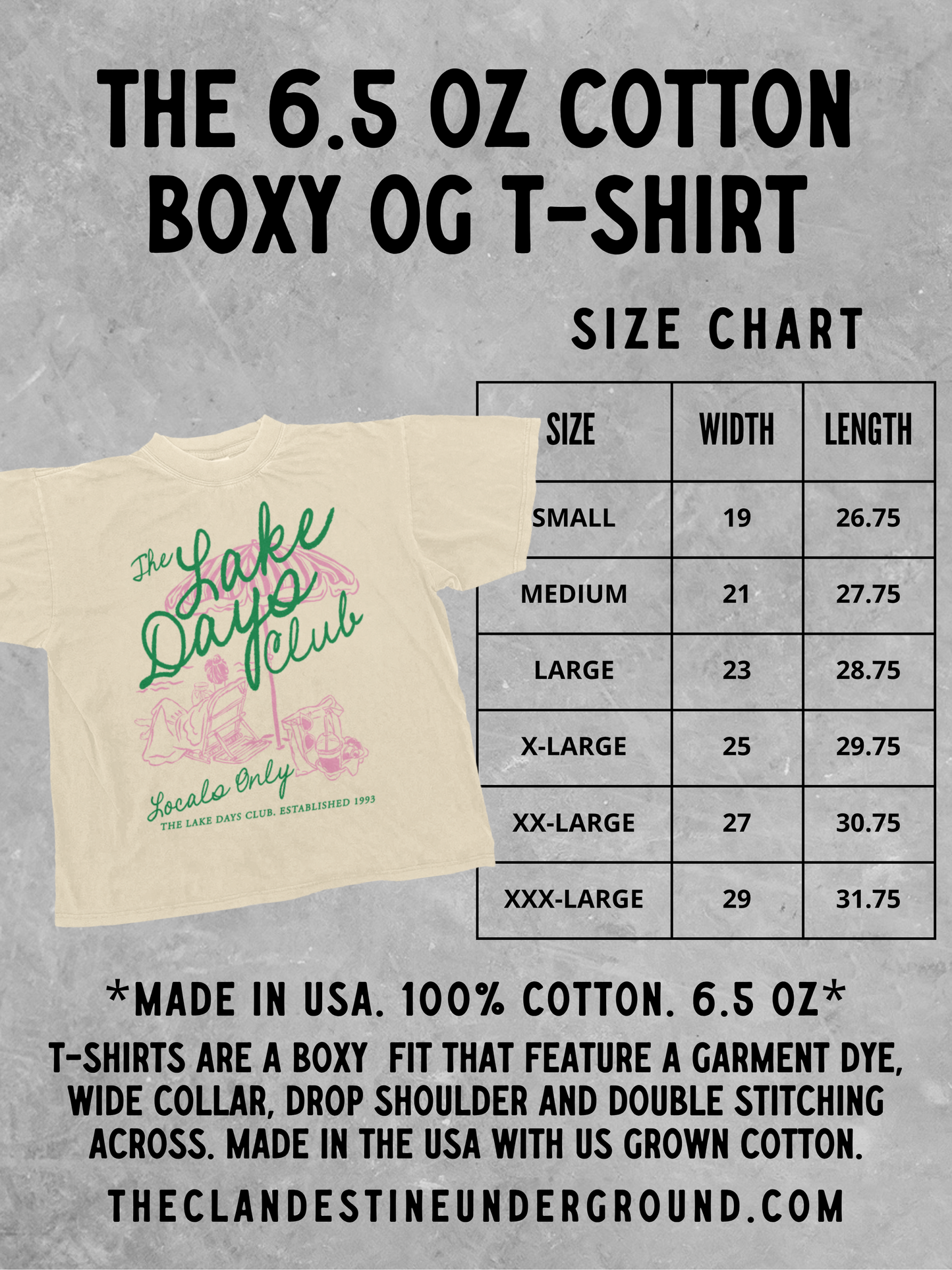Underground Original Design: Los Angeles Baseball, 90's Boxy Cotton TShirt
