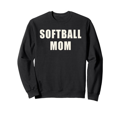 Softball Mom Fastpitch Sports Game Sweatshirt - Graphic Print Men Women