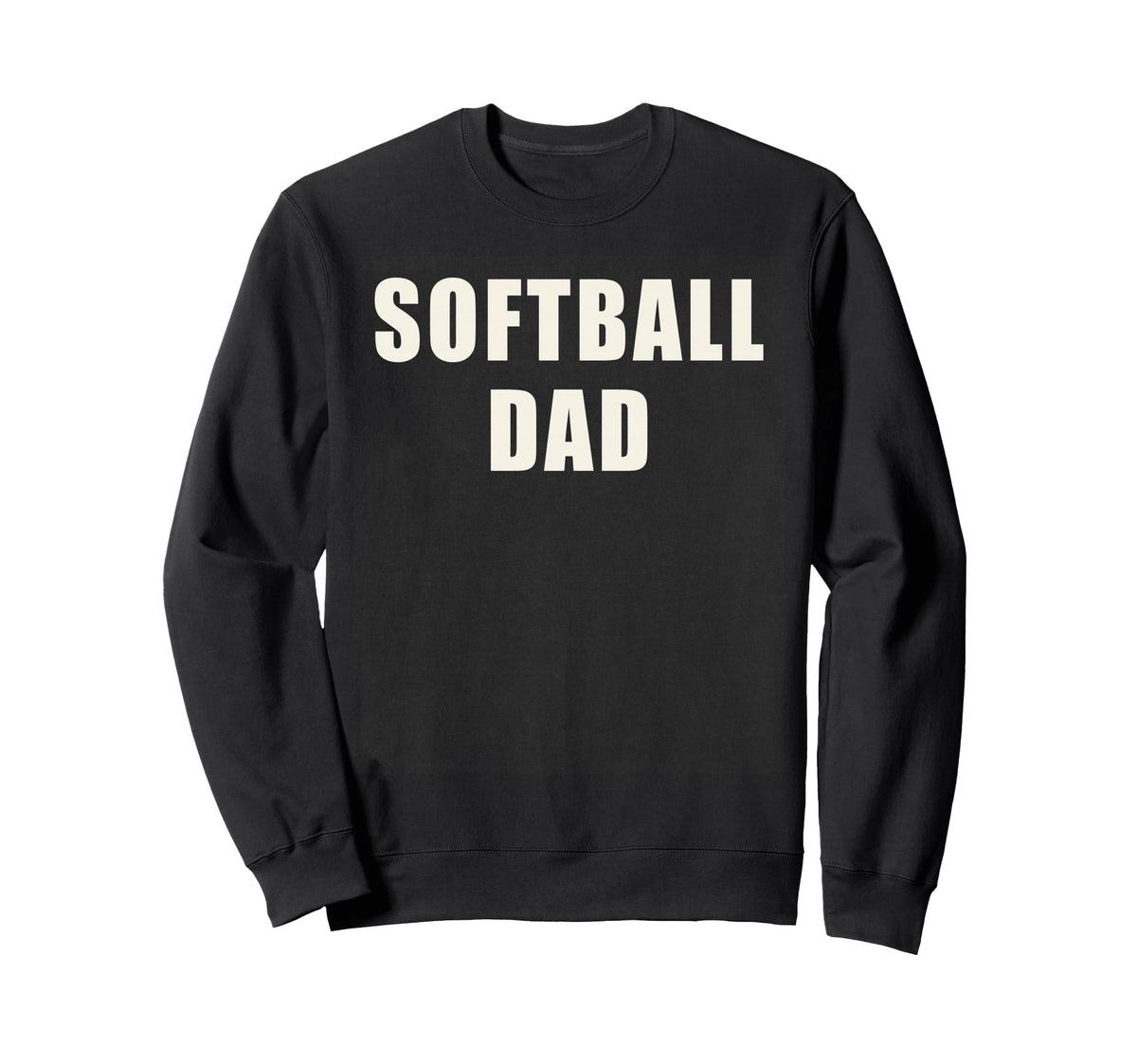 Softball Dad Fastpitch Sports Sweatshirt - Streetwear Style for Adults