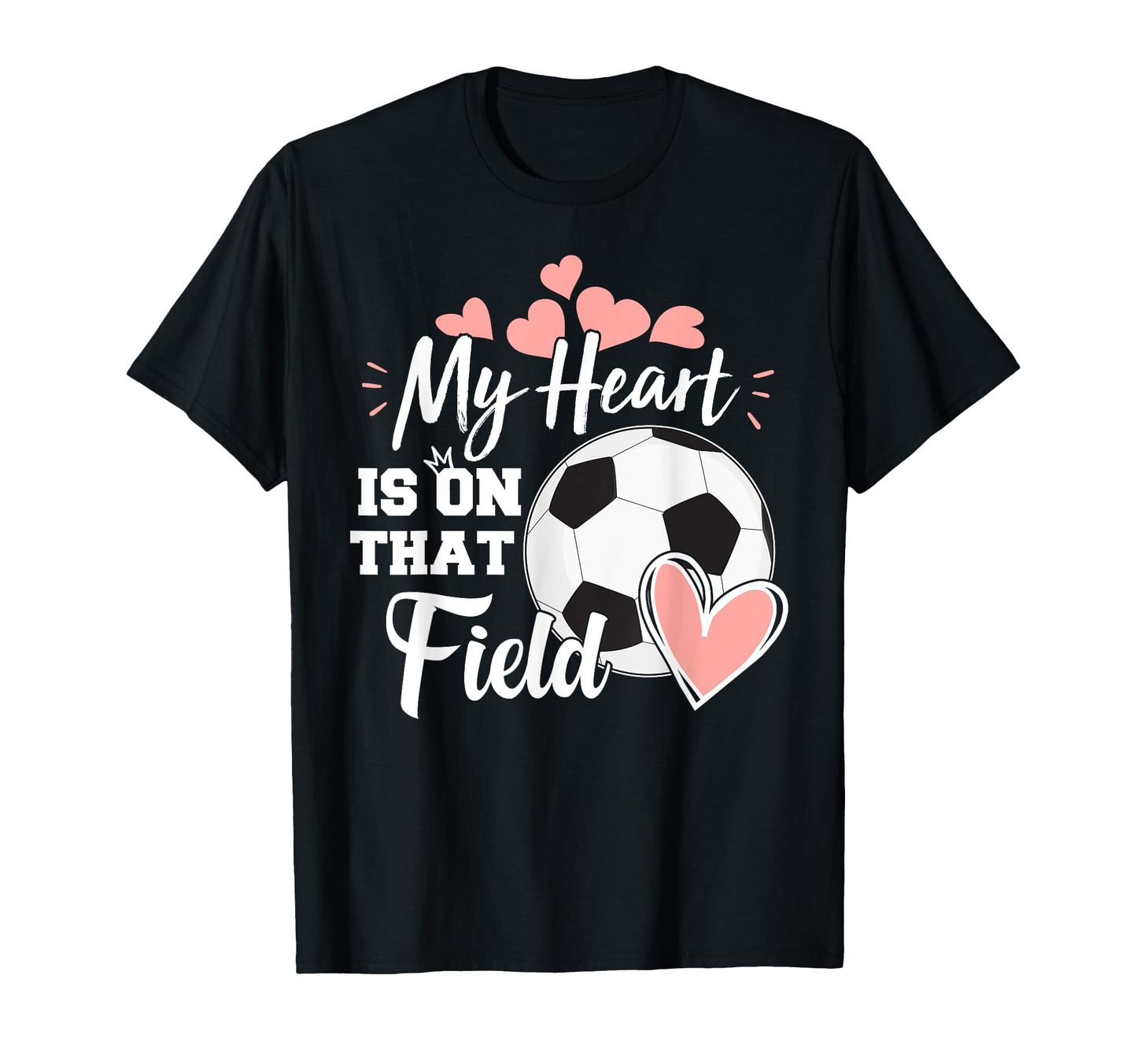 My Heart Is That Soccer Field T-Shirt - Aesthetic Graphic for Adults