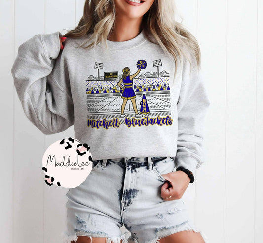 Florence Cheer Football Stadium Tee