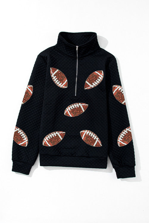 Football Quarter Zip Pullover -- Gameday Layer