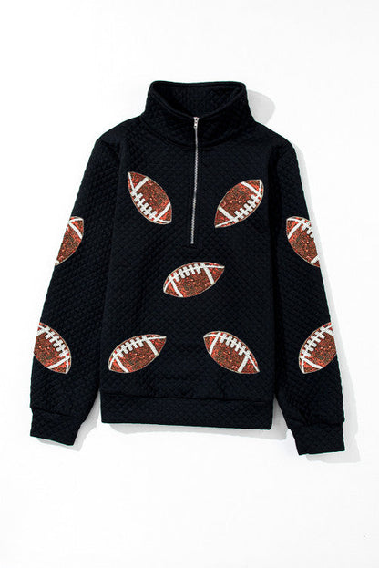 Football Quarter Zip Pullover -- Gameday Layer