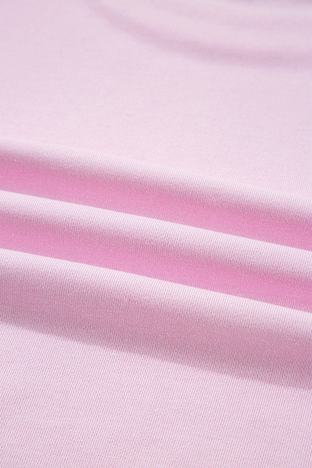 Pink Game Day football sweatshirt fabric detail