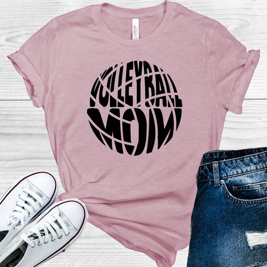 Volleyball Mom Graphic Tee -- Modern Script